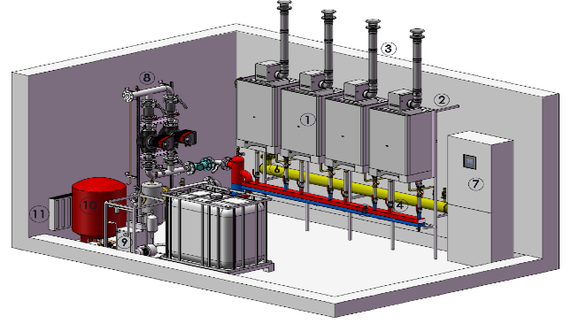 Котельная Терсь 2 x 50, 90 КВт
